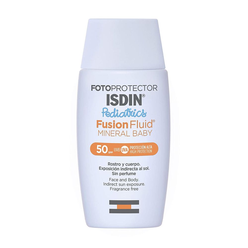 Sun Screen Lotion Isdin Fotoprotector Pediatrics Mineral Baby Spf 50+